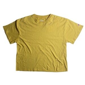 ASU- Short Sleeve Crop Top-Women-Size Small League Honey Color‎